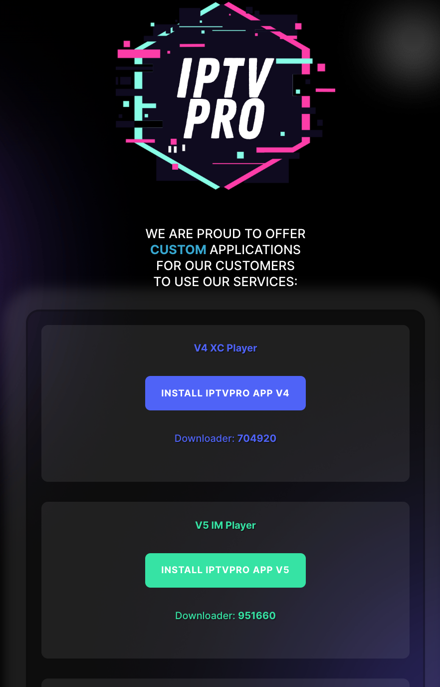 www.iptvpro.ca/download on your Android Phone.